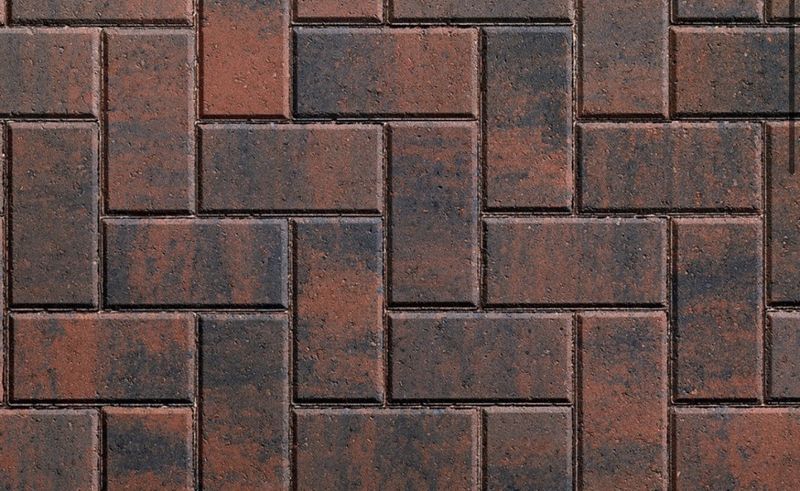 Plasmor Traditional Brindle Block Paving 200 x 100 80mm( pack of 296)