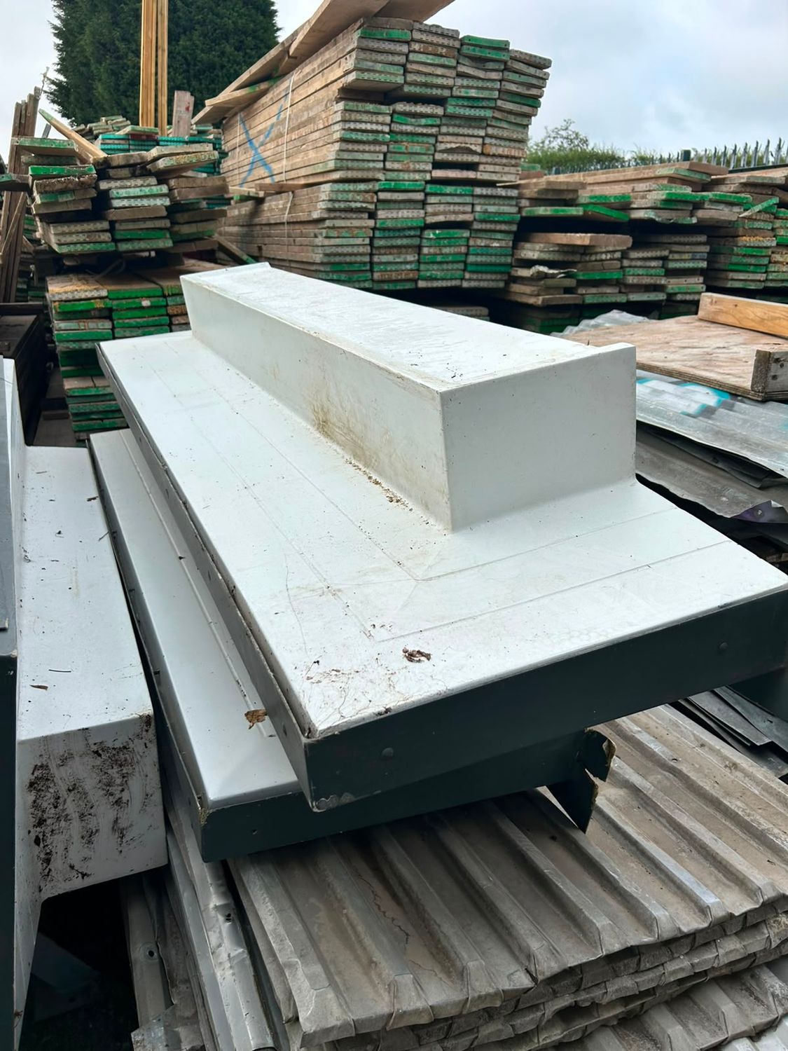 Insulated GRP Flat Bay Window Roof (2.7m x 400mm)