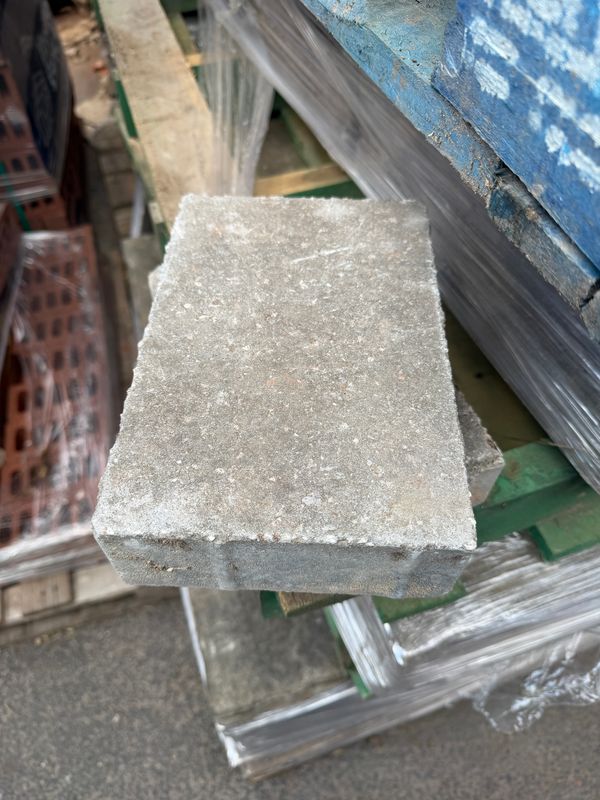 Paving Riven Natural Grey Utility Slab (395 x 395)