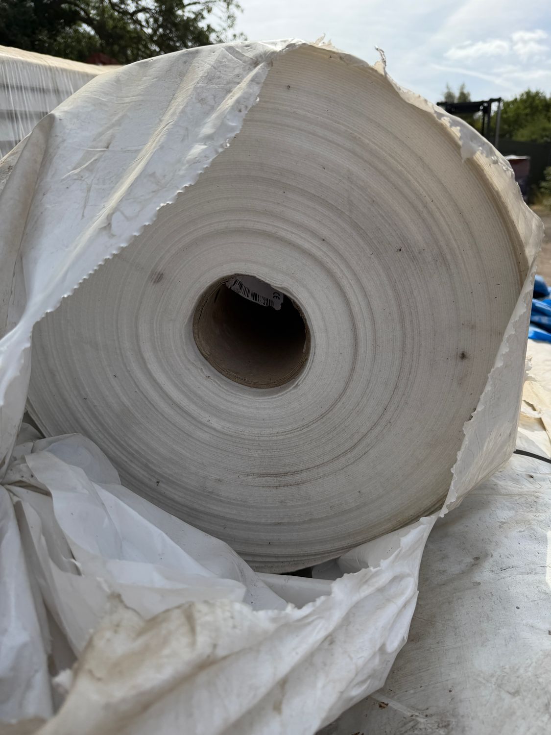 White Woven Geotextile 2.4m