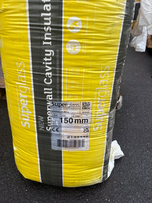 Superwall 32 Rev A Cavity Insulation 100mm 1200 x 455 3.276m2