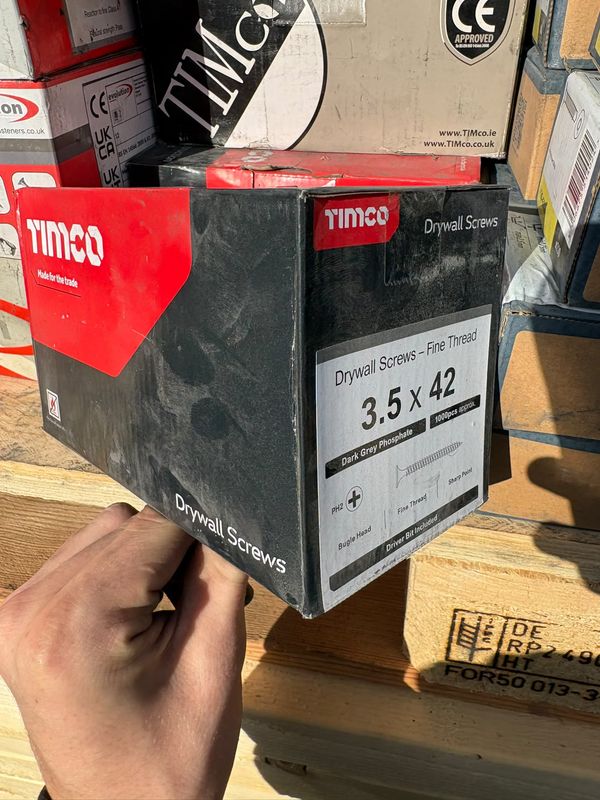 Timco Drywall Screws Fine thread 3.5 x 42