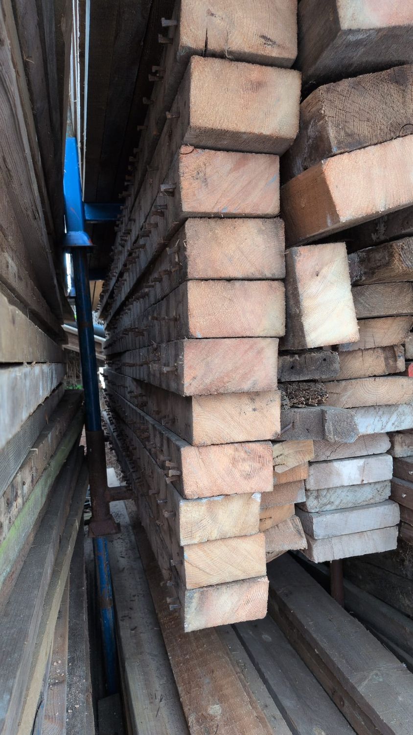 6 x 3" Timber (Nails in) 2.8mt
