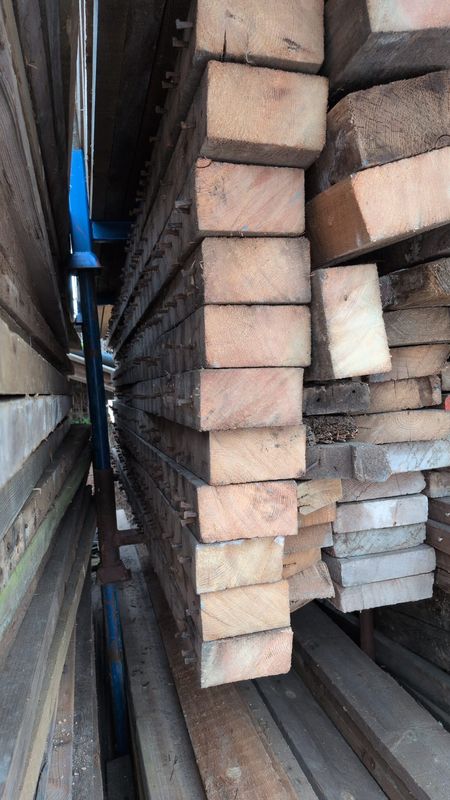 6 x 3" Timber (Nails in) 2.8mt