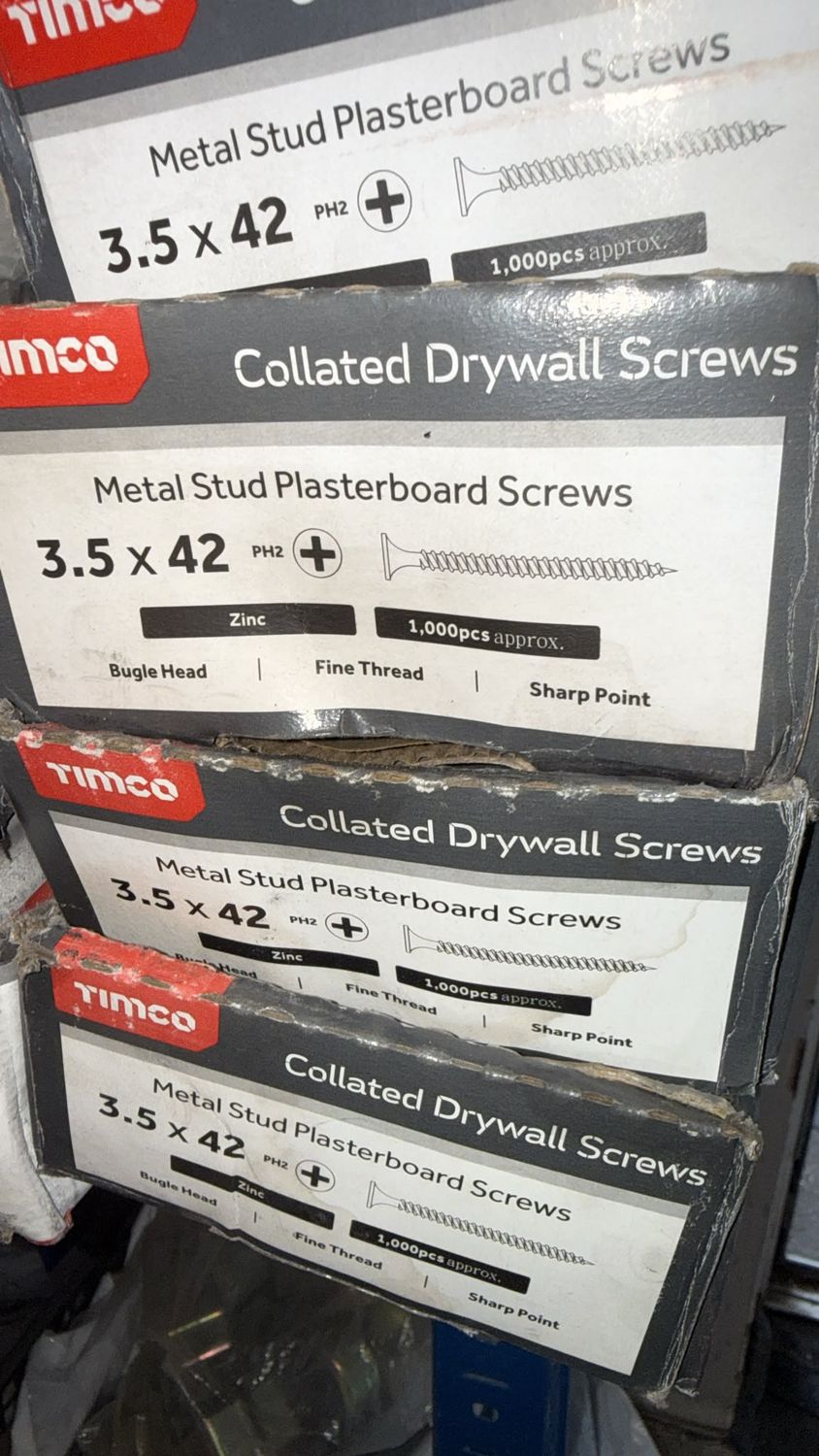 Timco Collated Drywall screws 3.5 x 42