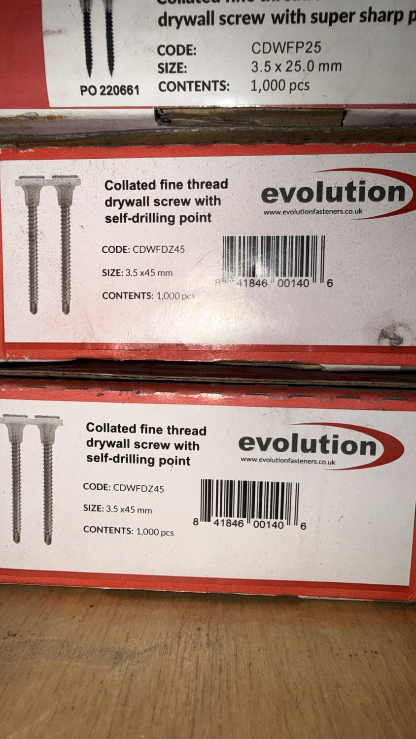 Evolution 3.5 x 45mm Drywall Screw