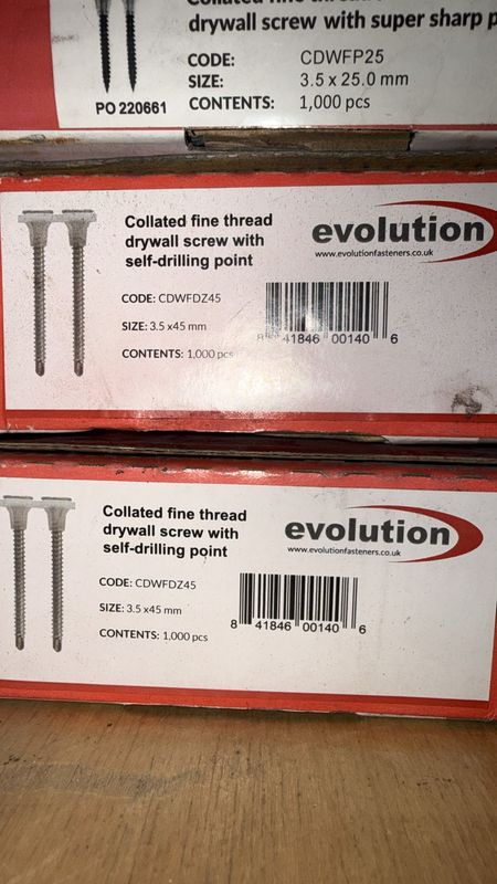 Evolution 3.5 x 45mm Drywall Screw