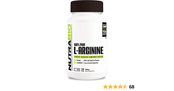 Arginine 750mgs 150ct NUTRABIO