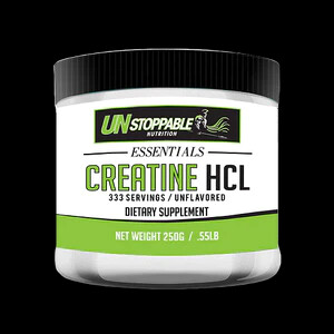 CREATINE HCL 250G 333 Serv / Unstoppable Nutrition