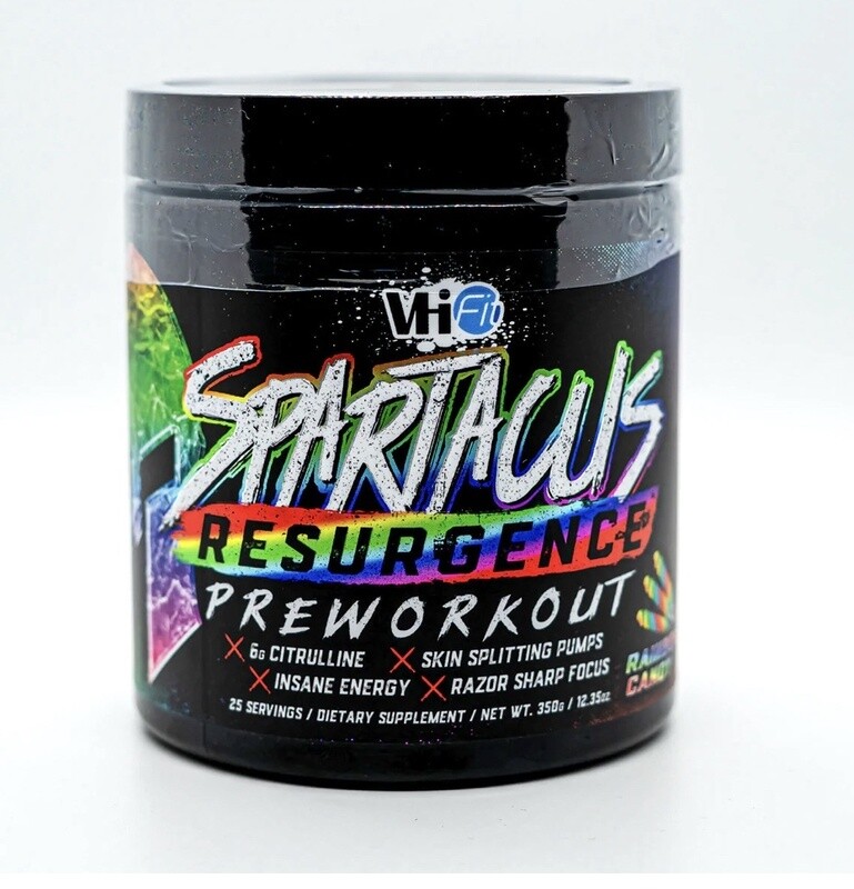 SPARTACUS Resurgence Preworkout / VHI, Flavor: RAINBOW