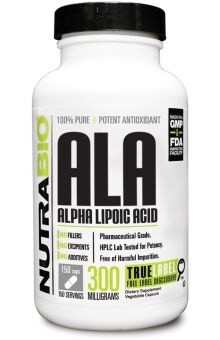 ALPHA LIPOIC ACID 300MG 90CT NUTRABIO