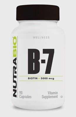 B7 Biotin 5000mcg NUTRABIO