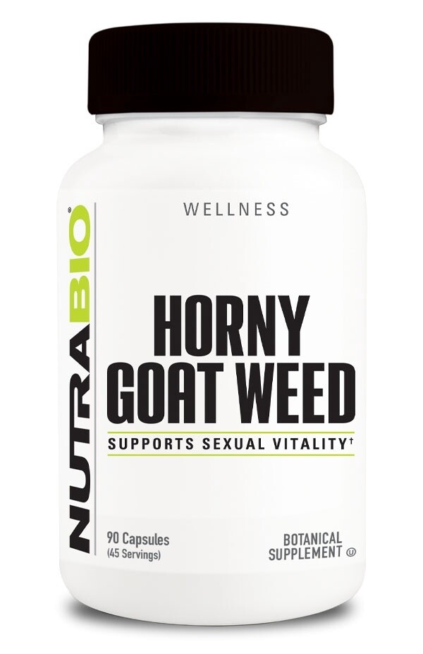 HORNY GOAT WEED 500MG 90CT NUTRABIO