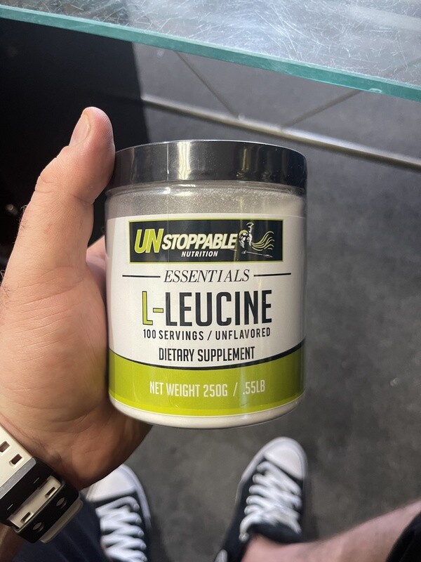 L-LEUCINE UNFLAVORED 100SERV