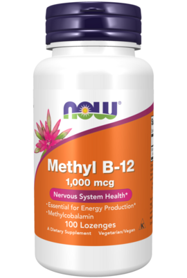 METHYL B12 1000MCG 100 LOZENGE NOW FOODS
