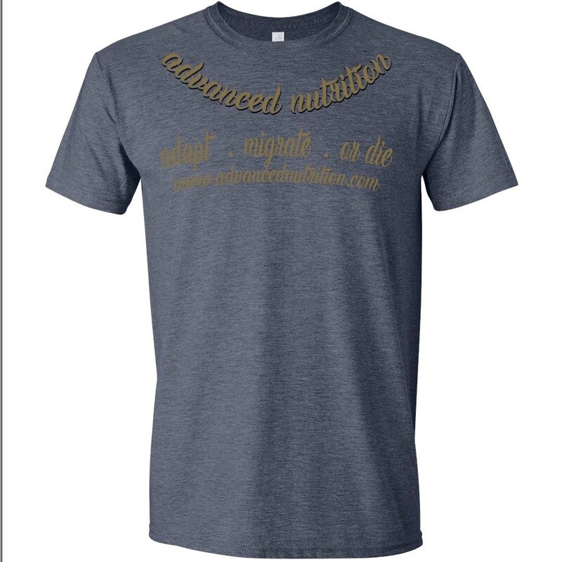GREY ADAPT MIGRATE OR DIE SHIRT