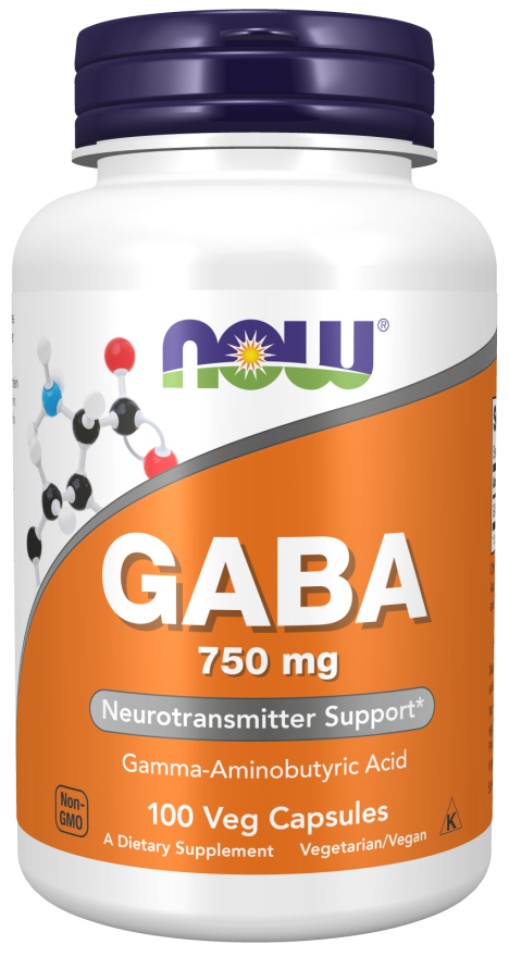 GABA 750MG 100CT NOW FOODS