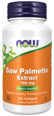 SAW PALMETTO 160MG 120CT NOW FOODS