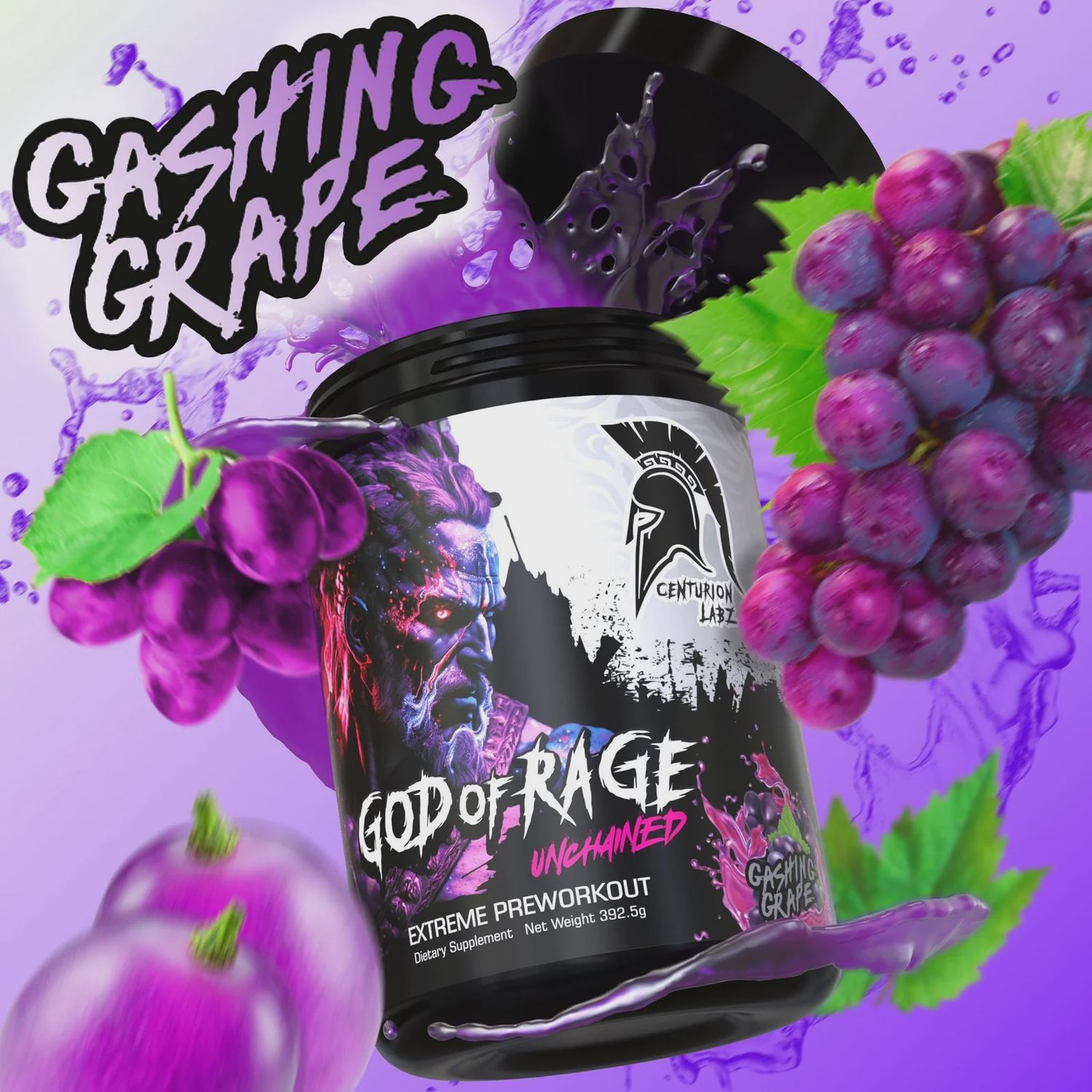 God Of Rage UNCHAINED, Flavor: GASHING GRAPE
