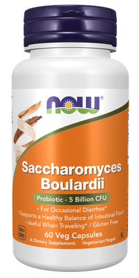 SACCHAROMYCES BOULARDI 60CT NOW FOODS