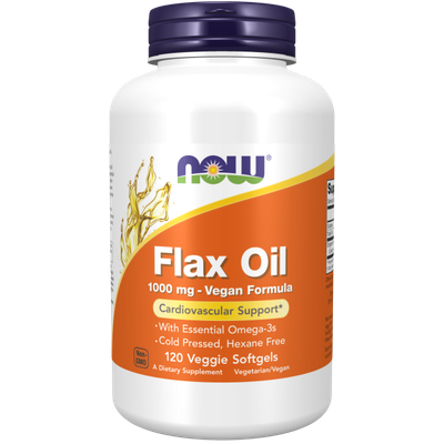 FLAX OIL 1000MG 120CT  BY NOW