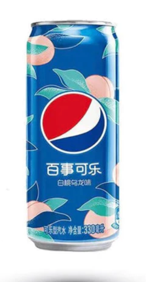 Asia Pepsi White Peach Oolong Flavor