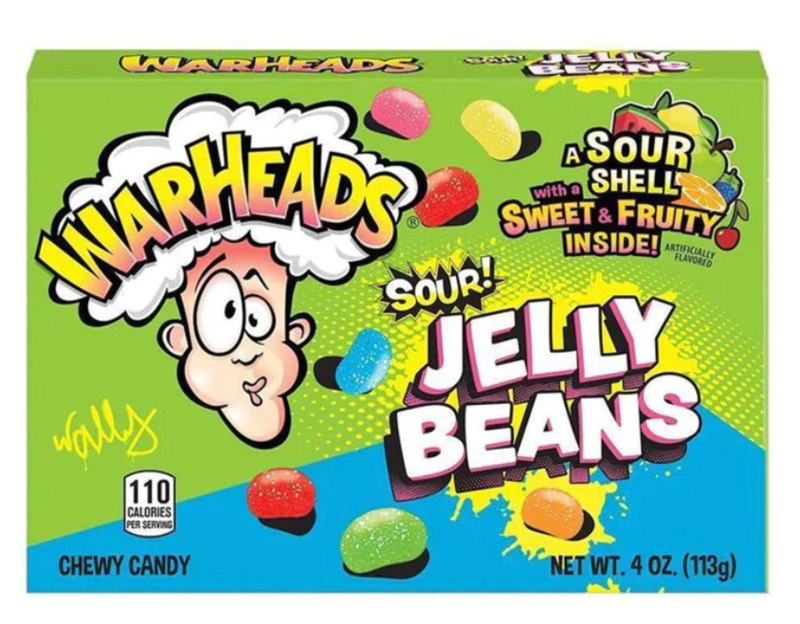 Warheads Sour Jelly Beans