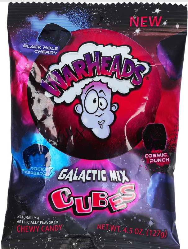 Warheads Galactic Mix Cubes