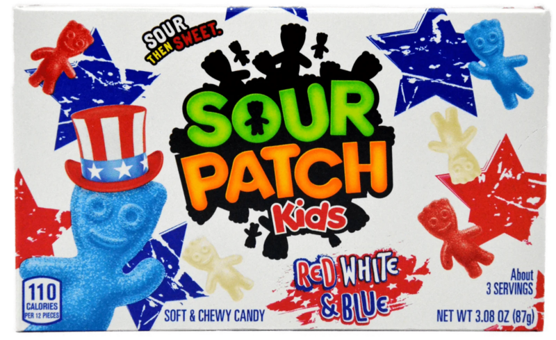 Sour Patch Kids Rot,Weiß & Blau Sour Patch Kids Rot,Weiß & Blau