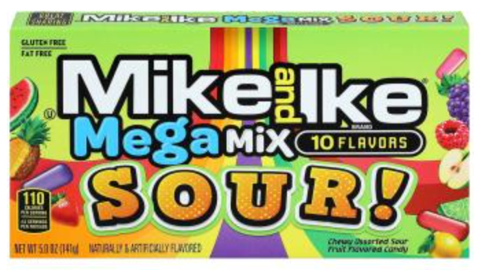 Mike and Ike Mega Mix Sour