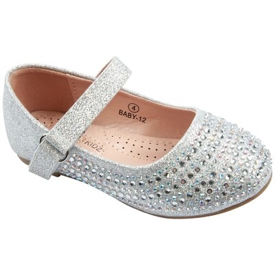 Z10030CHI / BABY 12 SHOE SILVER & RSTON