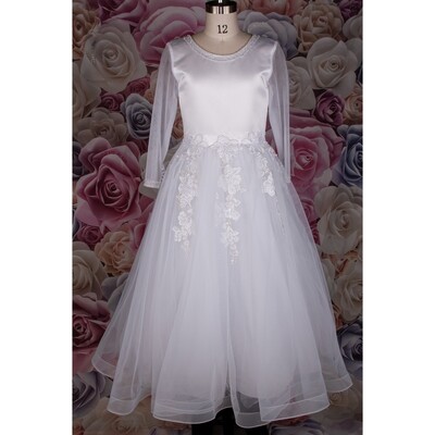 WDTUT04JWH / DRESS AN13 LACE WST SKIRT APPL WDTUT04JWH / DRESS AN13 LACE WST SKIRT APPL