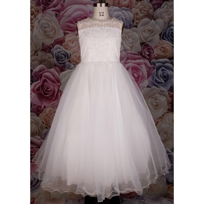WDROM04WIV / COM DRESS 1907H LACE/TULLE HRT