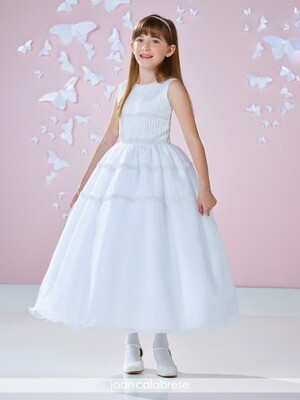 UNCAL00PWH / COM DRESS 117345 EMB TUL BEADS UNCAL00PWH / COM DRESS 117345 EMB TUL BEADS