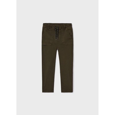 G10658MAY / 4590 JOGGER PANT BROWN WITH POCKETS G10658MAY / 4590 JOGGER PANT BROWN WITH POCKETS