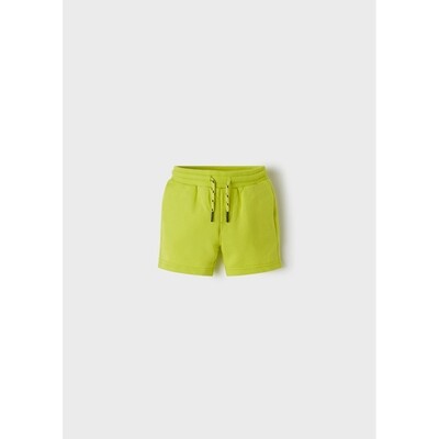 F10588MAY / 621 JOGGING SHORT LIME GREEN TERRY PULL TIE WAIST F10588MAY / 621 JOGGING SHORT LIME GREEN TERRY PULL TIE WAIST