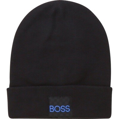 A10762BOS / PULL ON HAT BLACK TOQUE BLUE