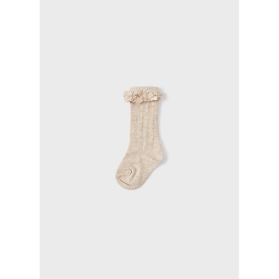 G10819MAY / 10270 SOCKS SAND LACE FRILL EDGING