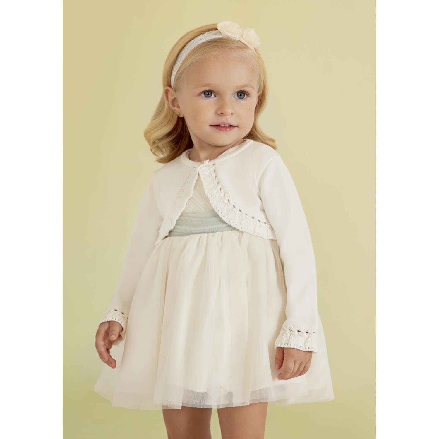 Flower girl bolero cardigan hotsell ivory