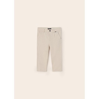 H10346MAY / 1517-036 PANT LINEN BEIGE CHINO TAILORING