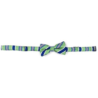 Z11080MIZ / SBT923 BOW TIE GREEN BLUE PRINT Z11080MIZ / SBT923 BOW TIE GREEN BLUE PRINT