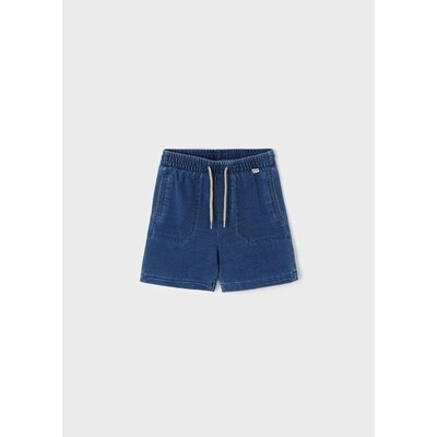 H11248MAY / 3226-023 DENM SHORTS MEDIUM BLUE STRETCH PULLWAIST H11248MAY / 3226-023 DENM SHORTS MEDIUM BLUE STRETCH PULLWAIST