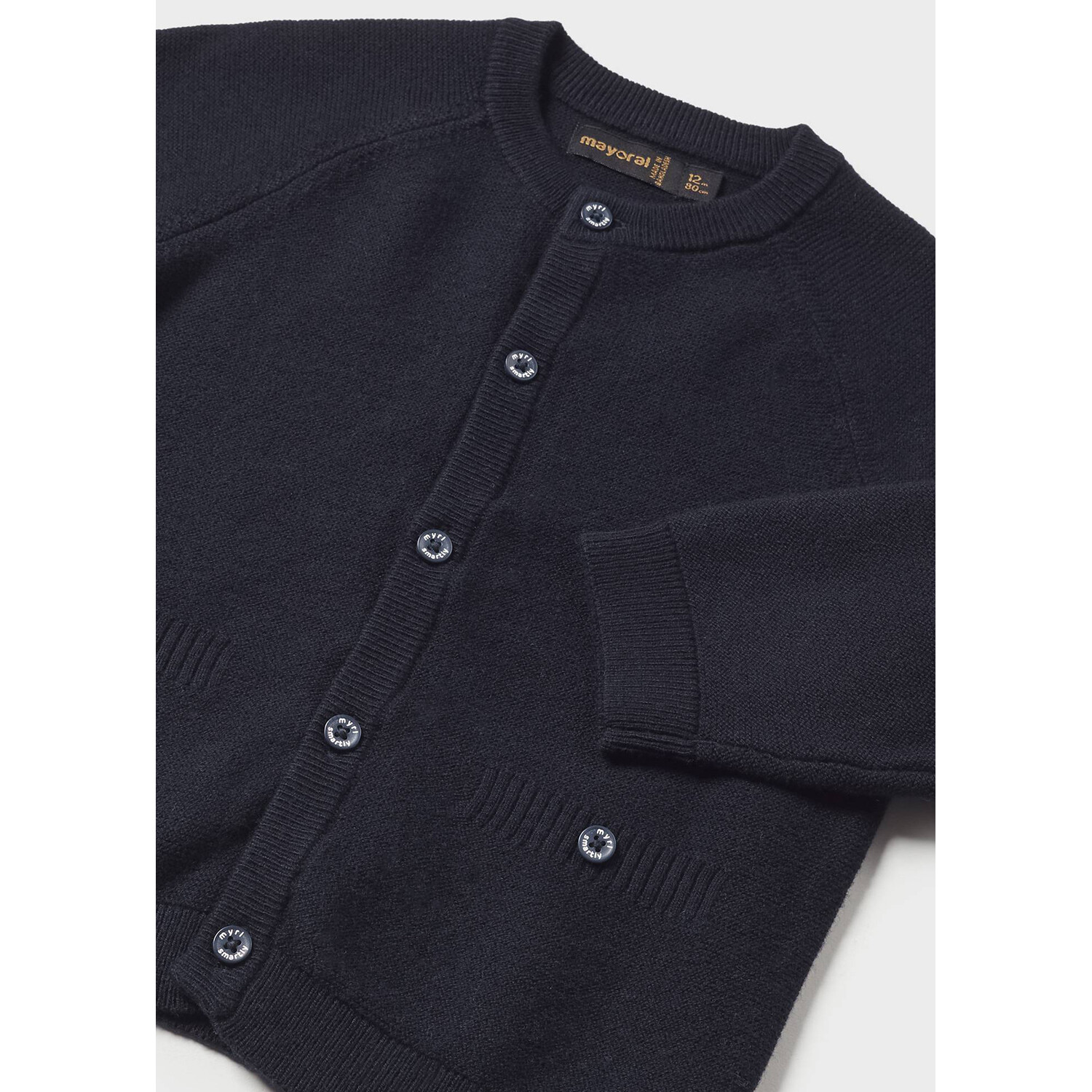 Mayoral Boys 2324 090 Knit Cardigan Navy Dressy