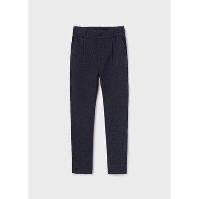 J10995MAY / 7516-002 PANT NAVY SPECK CHINO TAILORING STRETCH
