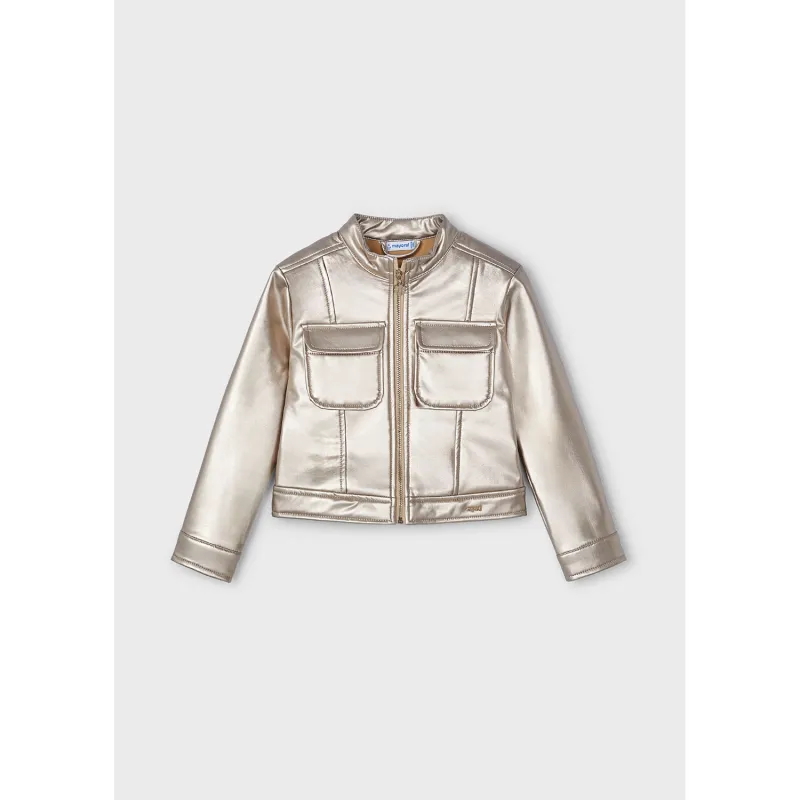 GOLD JACKET 2 POCKETS ZIP CLOSURE / 4483-029