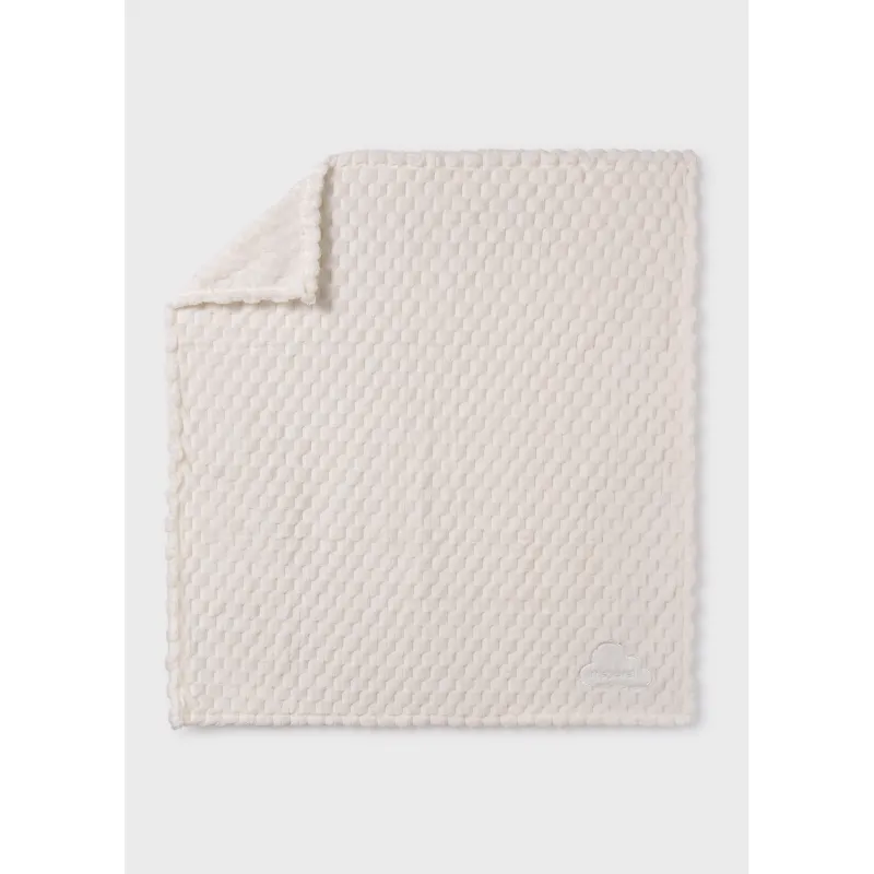 CREAM FAUX FUR BLANKET / 9491-084