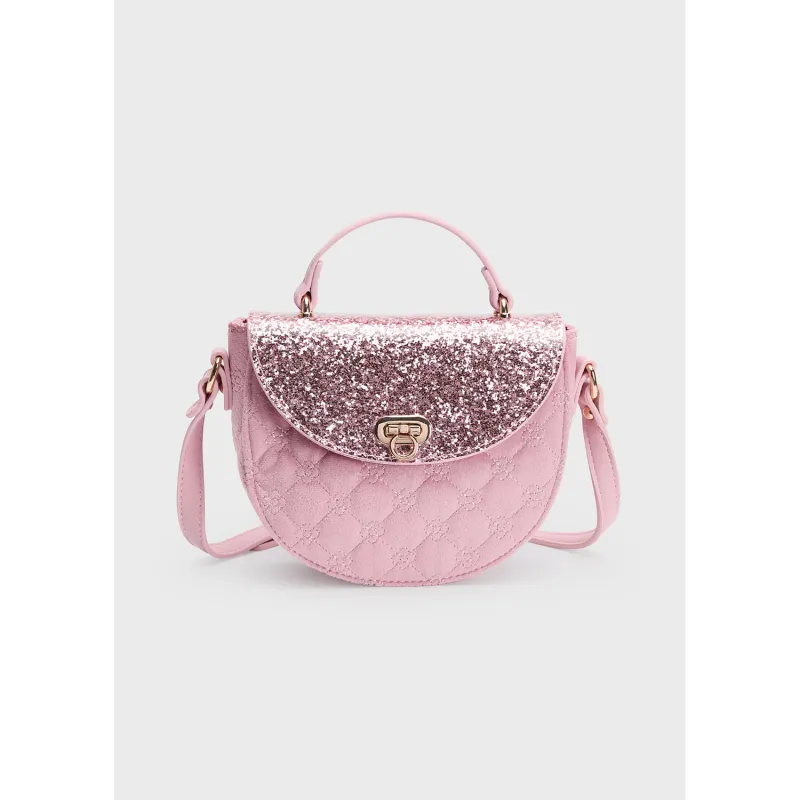 PINK GLITTER VELOUR PURSE / 10843-019