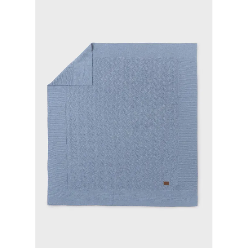 BLUE COTTON BLANKET / 19476-049