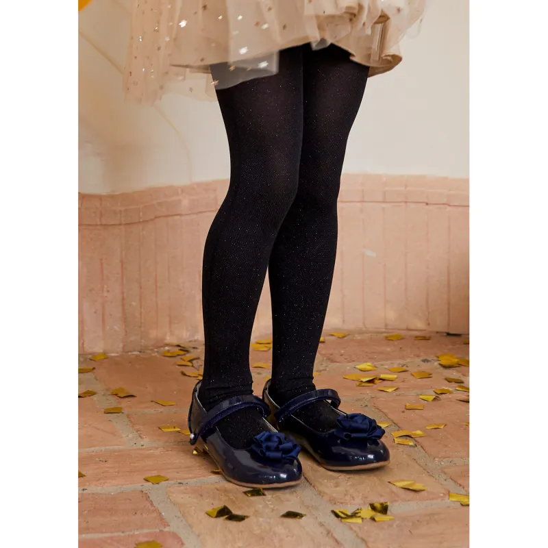 BLACK TIGHT GLITTER / 5903-034