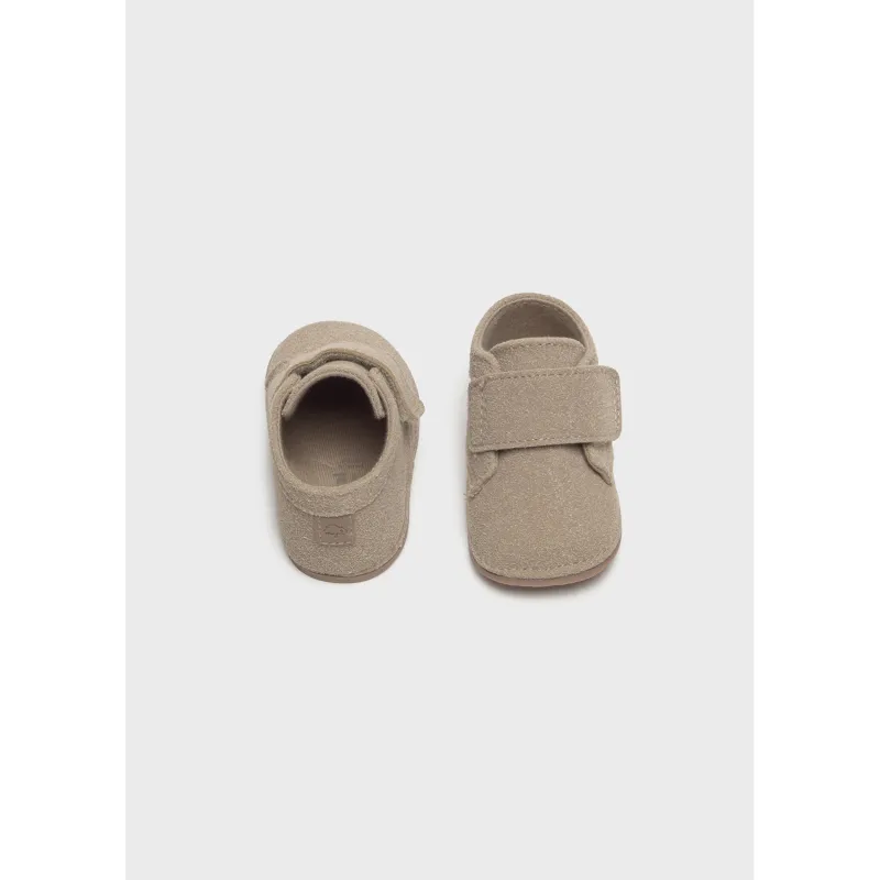 LIGHT BROWN DESERT BOOTS VELCRO CLOSURE / 9784-021
